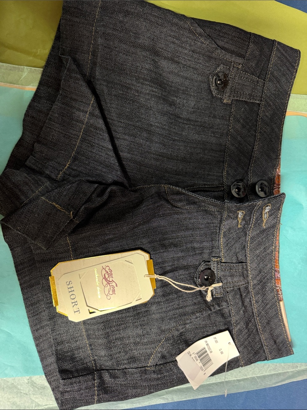 Men's Dark Gray Denim Shorts - Short by